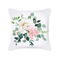 Axyaa Modern Flowers Printed Cushion Cover 45x45cm - Nordic Spring Farmhouse Decor