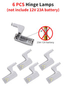 Axyaa LED Hinge Lamps for Wardrobe Kitchen Closet Drawer Cold White