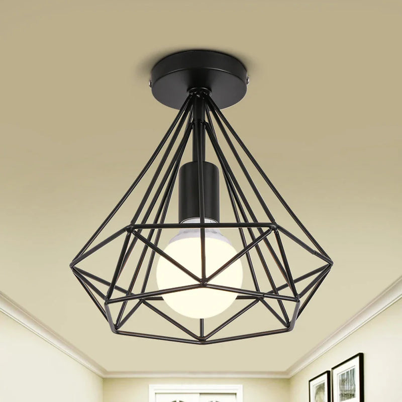 Vintage Industrial Ceiling Lamp Shade Retro Loft Plafonniers by Axya - Modern Design