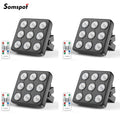 Axyaa 9LED RGBW Par Stage Lights - Remote Control DJ Disco Lighting
