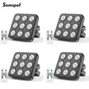 Axyaa 9LED RGBW Par Stage Lights - Remote Control DJ Disco Lighting
