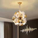 Axyaa Modern Pendant Chandeliers Staircase LED Lighting for Living Room