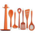 Axyaa Silicone Wooden Handle Kitchenware Set