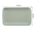 Axyaa Plastic Food Storage Tray Fruit Plates Snack Pan Kitchen Organizer