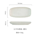 Axyaa Ceramic Sushi & Fish Plate Set - Japanese Style, Commercial Grade Tableware