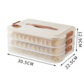 Axyaa Multi-Layer Dumpling Box Food Storage Container Refrigerator Organizer