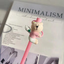 Kawaii Bear Silicone Straw Toppers by Axyaa: Cute Straw Caps for 7-8mm Straws