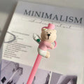Axyaa Bear Cherry Silicone Straw Toppers for 7-8mm Straws