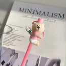 Axyaa Bear Cherry Silicone Straw Toppers for 7-8mm Straws