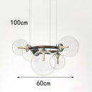 Axyaa LED Chandeliers: Modern Hanging Lights for Living Room and Dining Room