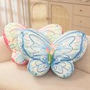 Axyaa High-Elastic Velvet Butterfly Alien Girl Style Sofa Pillow for Living Room