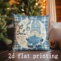 Axyaa Winter Gnomes & Snowflakes Cushion Covers - Cozy Additions for Your Home