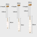Axya White Pearl Glass Ball Pendant Lights for Kitchen Decor