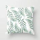 Axyaa Plant Pattern Pillowcase 45*45cm for Home Office Decor
