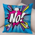 Axyaa Letters Print POP ART Pillowcase - Home Decor Cushion Cover