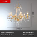 Axyaa Crystal LED Chandelier Stairs Pendant Light Luxury Art Decor LED Luminarias