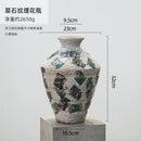 Axyaa Ceramic Graffiti Vase Handcrafted Home Decor Floral Arrangement Bottle