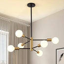 Axyaa Satellite Chandelier - 8-Light Modern Ceiling Fixture