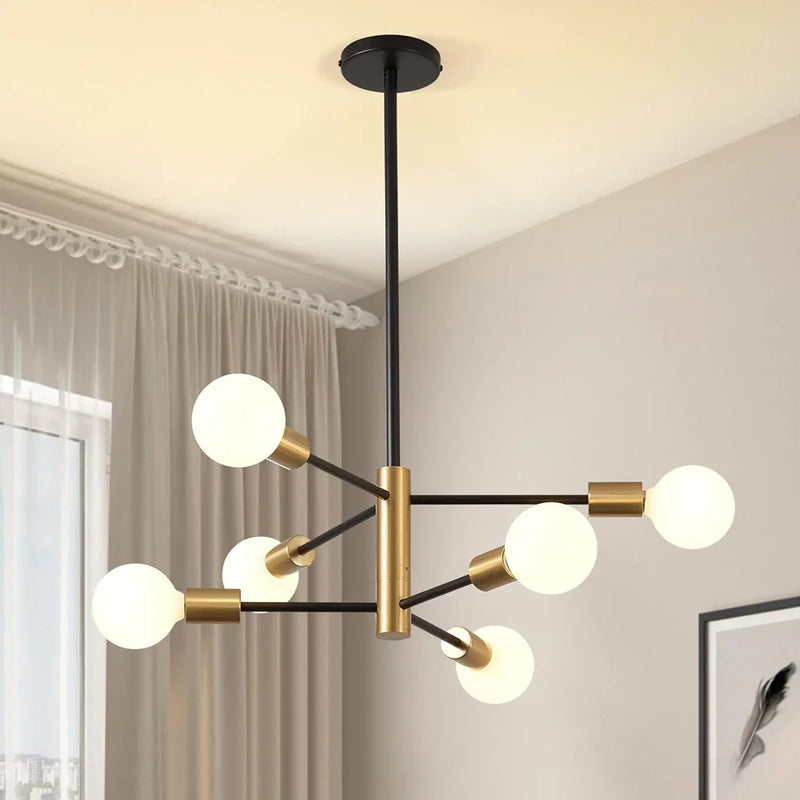 Axyaa Satellite Chandelier - 8-Light Modern Ceiling Fixture