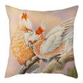 Magpie Print Cushion Cover by Axyaa: Decorative Flora & Fauna Pillowcase for Home