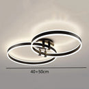 Axyaa Nordic LED Ceiling Light for Home Bedroom Living Room Indoor Decor