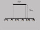 Axyaa Glass LED Pendant Light for Dining Table, Bar, and Bedroom