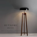 Axya Vintage Wood Floor Lamp for Modern Living Room Decor