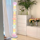 Axyaa Rainbow Macaron Candy Glass Floor Lamp LED
