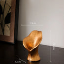 Axyaa Black Gold Resin Handicrafts Fish-tail Vase Home Decor