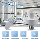 Axyaa Wireless E27 Lamp Holder with Smart Timer Switch for LED Bulb