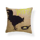 Axyaa Watercolor Rooster Pattern Pillowcase Home Decor Throw Cushion Cover
