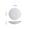 Axyaa Water Ripple Ceramic Plate - Restaurant Tableware