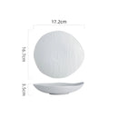 Axyaa Water Ripple Ceramic Plate - Restaurant Tableware