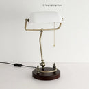 Axyaa Green Glass Cover Table Lamp with Light Bulbs