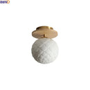 Axyaa Ceramic Wood LED Ceiling Light Modern Indoor Lighting