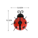 Solar Ladybug Hanging Light for Front Porch & Backyard Decor by Axyaa