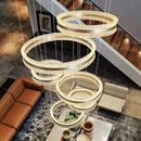 Axyaa Modern Luxury Home Staircase Pendant Lights Living Room Indoor Lighting