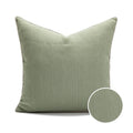 Axyaa Cream Style Matcha Green Cushion Cover 45X45 - Soft and Simple Decor Pillowcase