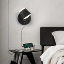 Axyaa LED Rotatable Wall Lamp USB Charging Touch Dimming for Bedroom and Living Room