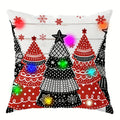 Axyaa Snowflake Christmas Tree Luminous Pillowcase