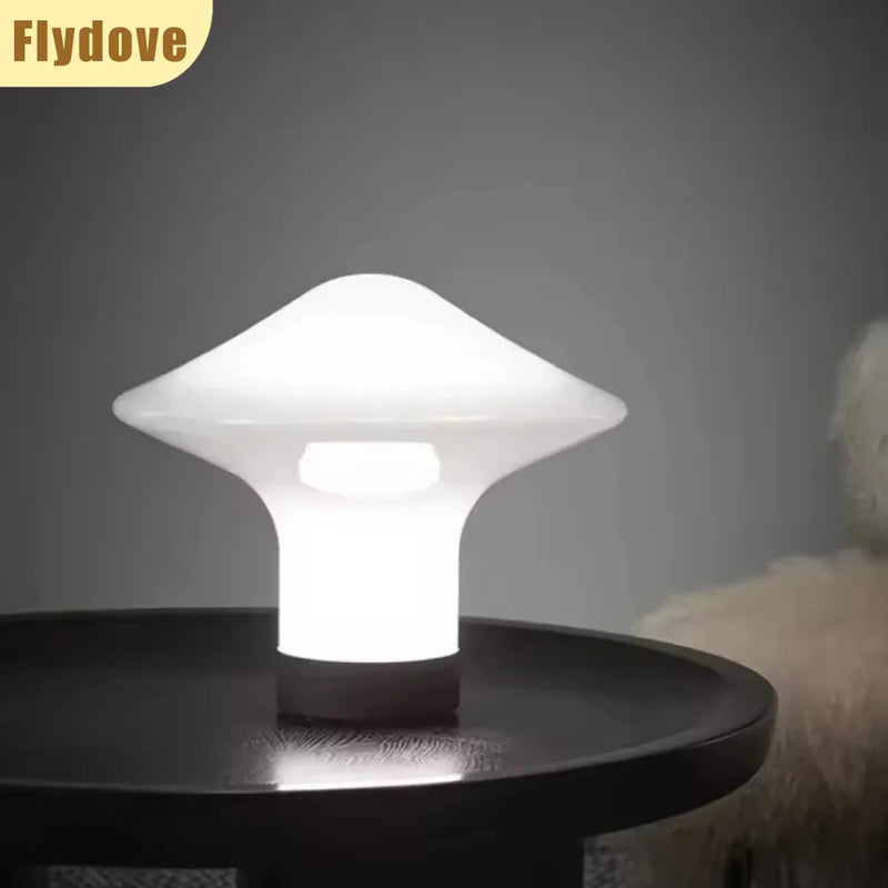 Axyaa Nordic Modern Mushroom Desk Lamp for Bedroom and Hotel LED Lighting Fixtures