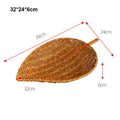 Axyaa Rattan Fruit Plate - Multipurpose Woven Animal Style Storage Tray