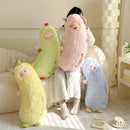 Axyaa Little Monster Long Pillow for Side Sleeping, Girl Sleeping Legs Pillow