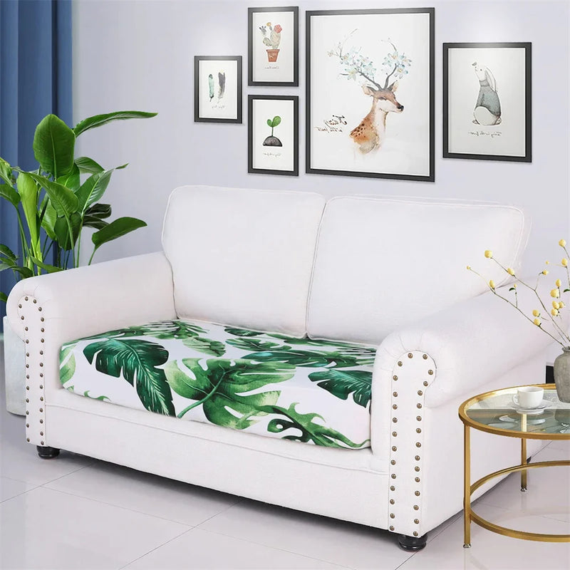 Axyaa Stretch Sofa Cover Slipcover Protector with Elastic Bottom