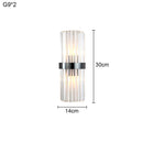 Axyaa Crystal Wall Lamp: Modern Light Luxury for Living Room, Bedroom, Corridor
