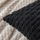 Axyaa Striped Corduroy Throw Pillow Covers for Living Room Decor
