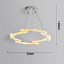 Axyaa LED Ceiling Chandelier for Modern Bedroom and Dining Room