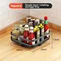 Axyaa Rotating Spice Rack Organizer | Kitchen Storage Turntable Tray