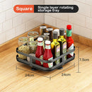 Axyaa Rotating Spice Rack Organizer | Kitchen Storage Turntable Tray