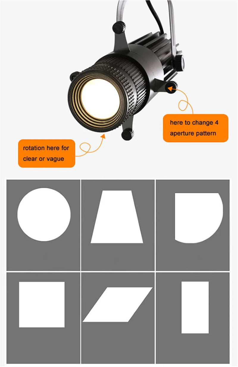 Axyaa Square LED Track Spotlights for Art Gallery, Museum, Church - Adjustable Brightness